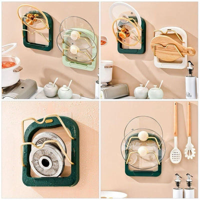 Kitchen Pot Cover Rack